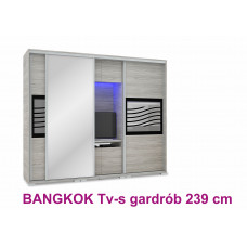 Bangkok TV-s tolóajtós gardrób 239